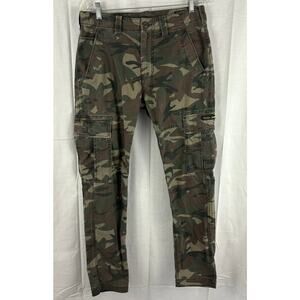 Superdry Camo Cargo Pants Organic Cotton 30 x 32 New Style M7010793A